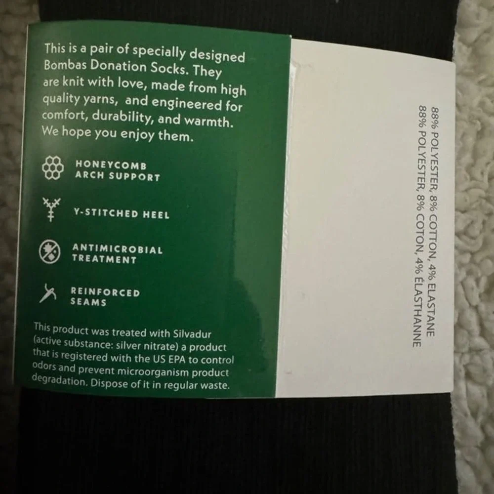 Bombas Calf Socks mens size XL solid‎ black Honeycomb cushion stay up